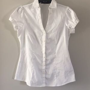 The Limited Essential Shirt- White Button Down